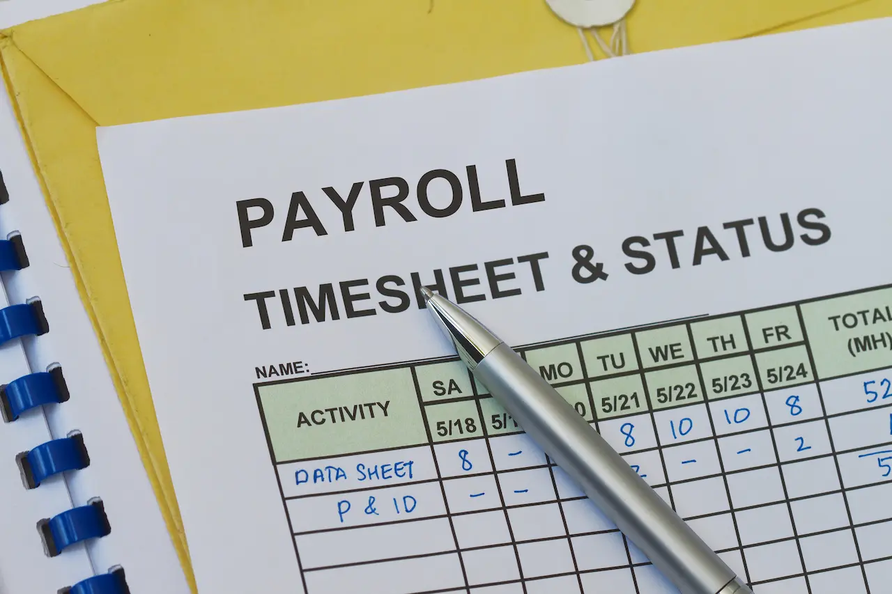 Payroll Weekly Timesheet 